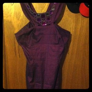 Adrianna Papell Purple Dress