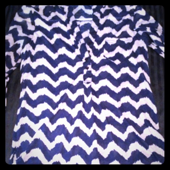 Chevron long shirt.