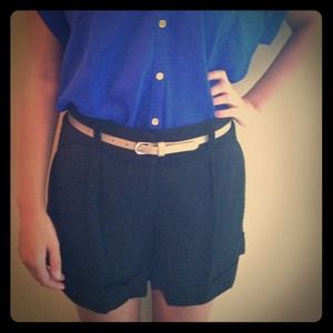 HOLD.HOST PICK! <3 Black high waisted dress shorts