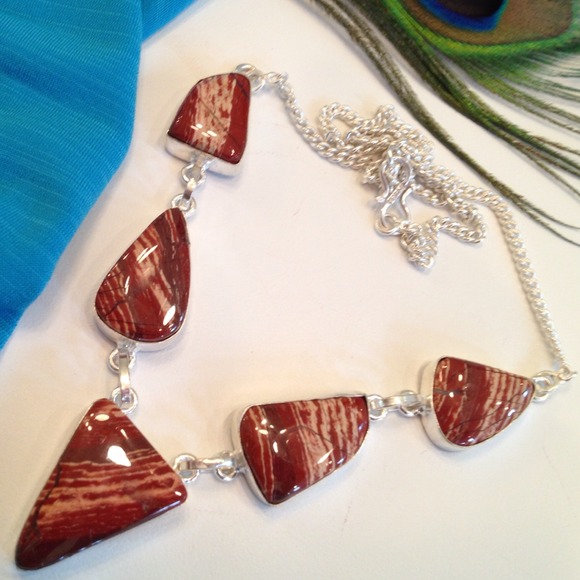 ❤❤Natural Red Jasper Necklace ❤❤❤