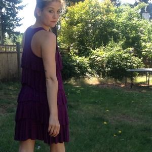 Razor back comfy dress