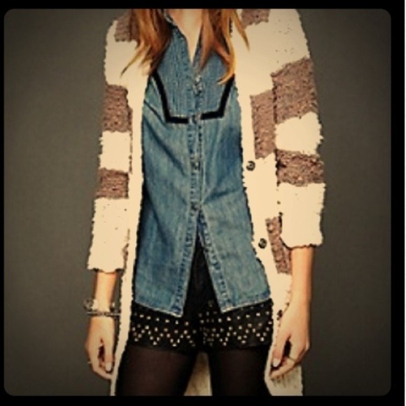 💗Free People soft lush sweater jacket