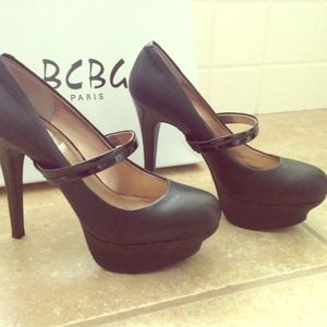 Sexy black Mary Jane pump.