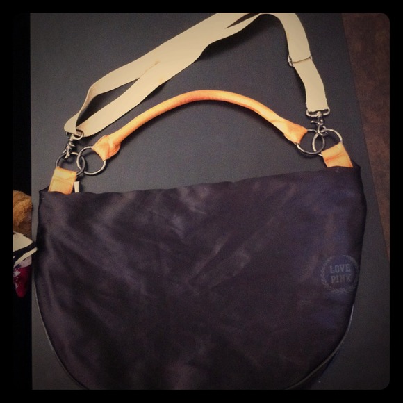 Pink gym bag.