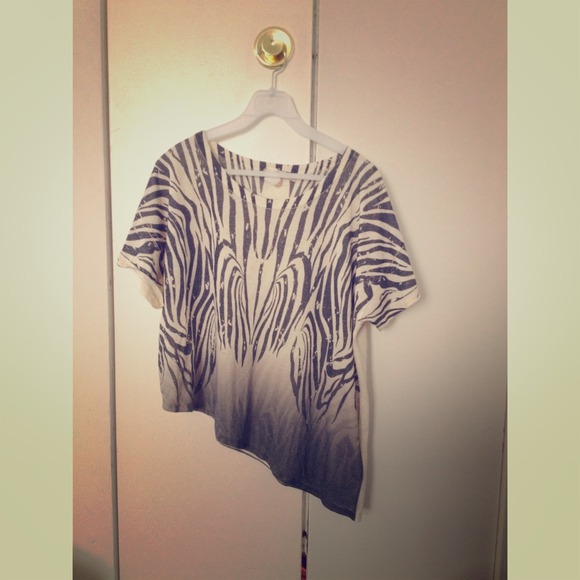 Zebra print T-shirt