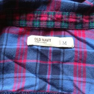 ✅SOLD✅Pink And Blue Old Navy Plaid Button-Down