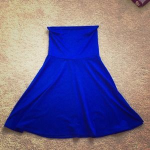 Royal Blue Flowing Dress