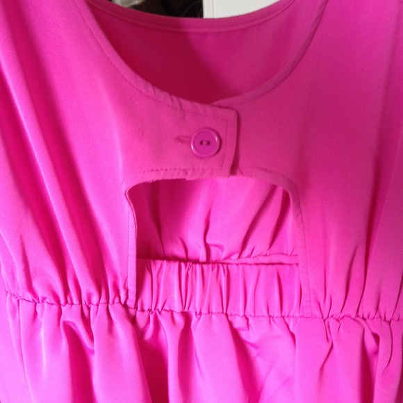 Pink Open Back Dress - Picture 2 of 2