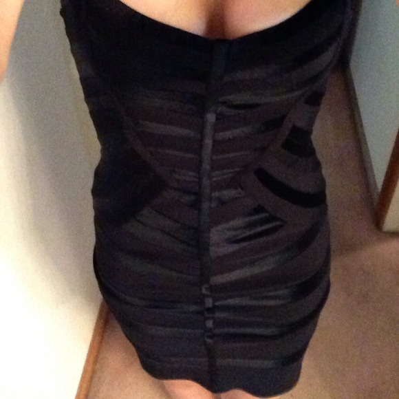 Authentic Herve Leger size small black dress - Picture 1 of 4