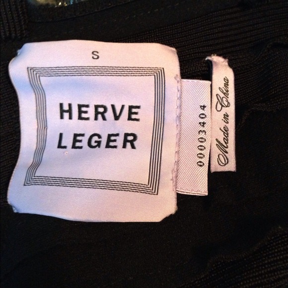 Authentic Herve Leger size small black dress - Picture 4 of 4