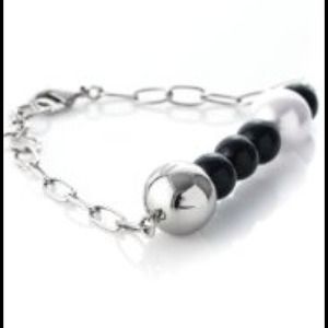 MISS SIXTY. Silver/stnls steel bracelet from Italy