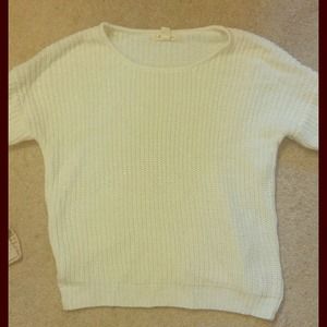 Cream sweater