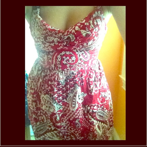 Paisley Print Dress