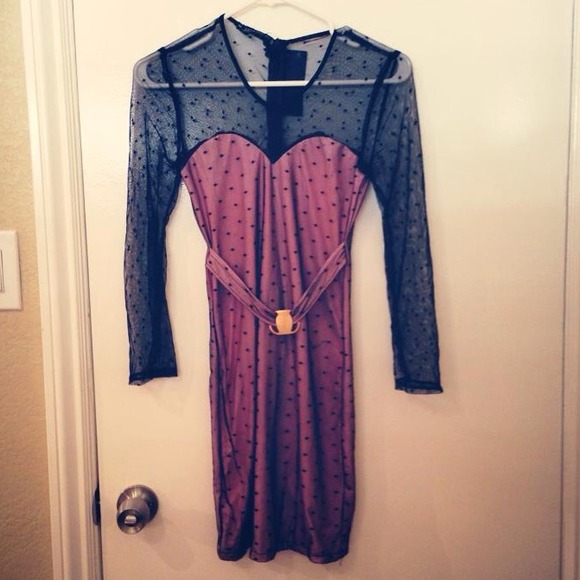 ❌SOLD❌Black/ pink dress 😍
