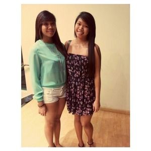 Strapless Pleated Floral Dress