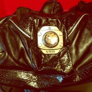 Kathy van zeeland black purse