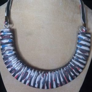Leather necklace
