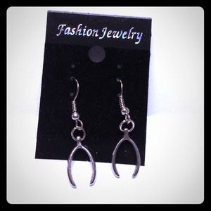 Wishbone earrings.