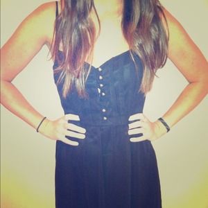 Bar III black knee length dress