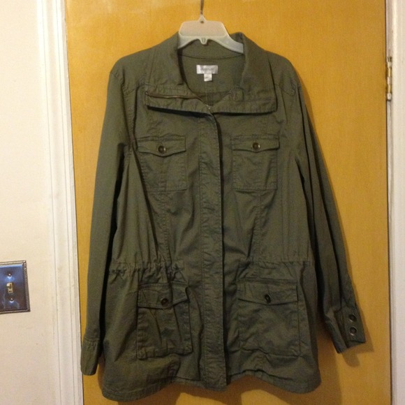 Army green jacket