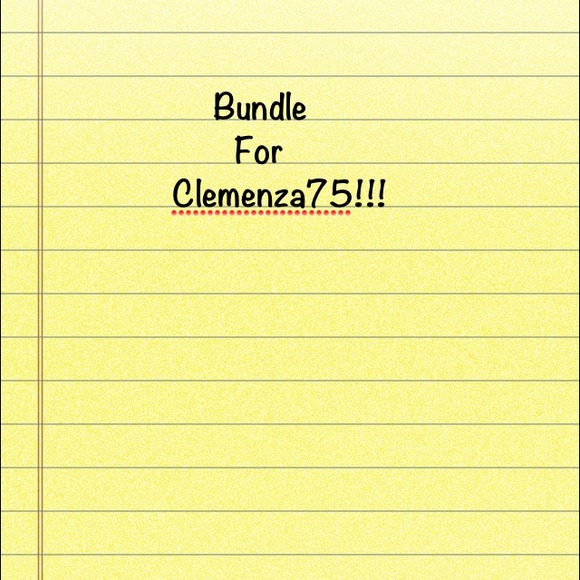 Reserved!!!!!   Bundle for Clemenza75