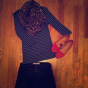 Size 7 pink Merona loafer style flats from target