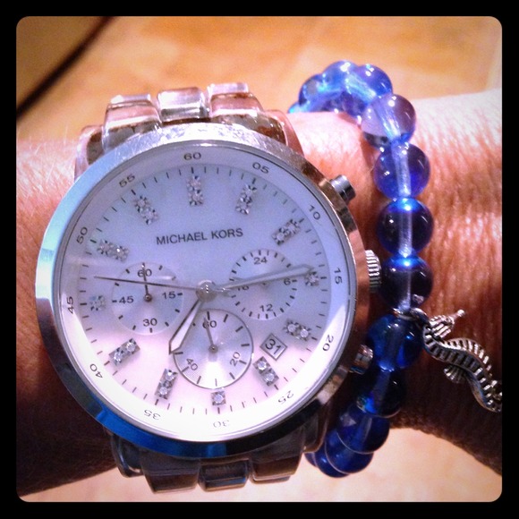 SOLD Clear Acrylic Michael Kors Watch
