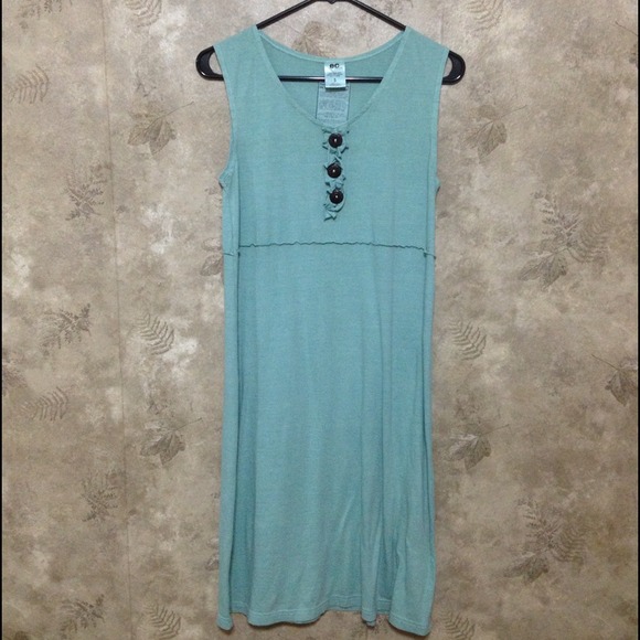 SOLD lichen colored dress 100% organic cotton NWOT