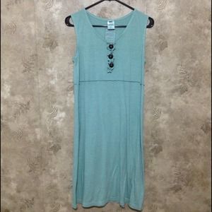 SOLD lichen colored dress 100% organic cotton NWOT