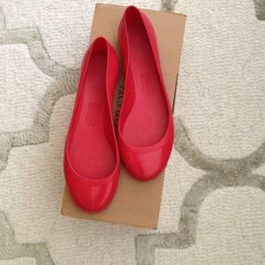 J crew jelly ballet flats
