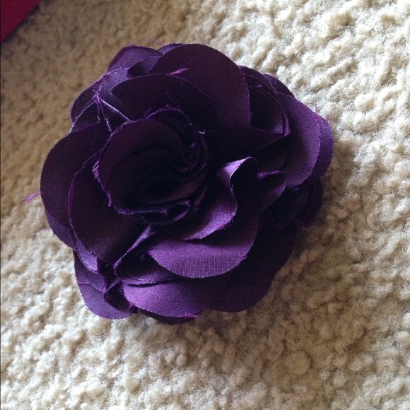 Purple head bow