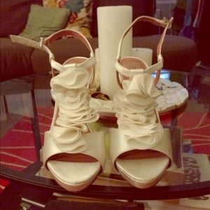 Vince Camuto Ruffle Shoes -perfect bridal shoes