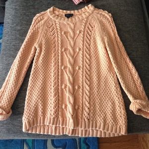 Topshop Peach Sweater