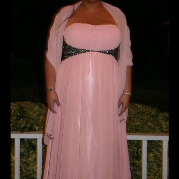 Light pink ball gown