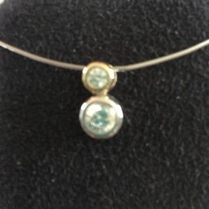 14k WG adjustable necklace chain only (no pendant)