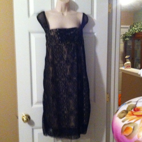 Black lace dress