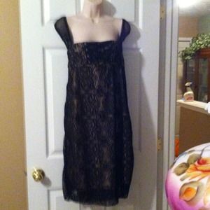 Black lace dress
