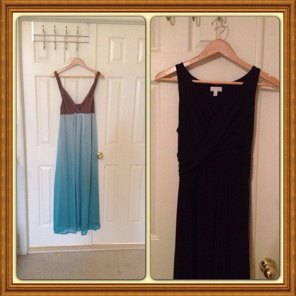 Maternity maxi dress combo