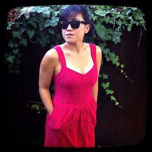 Anthropologie Watermelon Dress