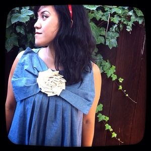 Lauren Moffatt Chambray Dress