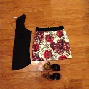 Funky Floral Skirt