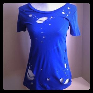 🚫SOLD Chaser Destroyed Slouchy Tee