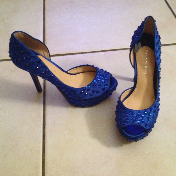 Gianni Bini Shoes Blue Heels Poshmark
