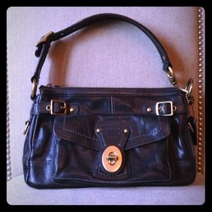 Black Coach shoulder bag