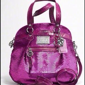 Hot pink sequin coach poppy Hold