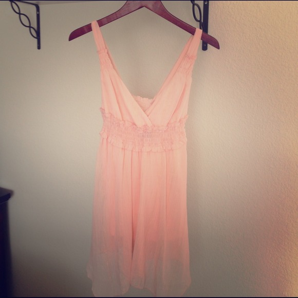 🚫RESERVED🚫Pale pink sheer flowy top