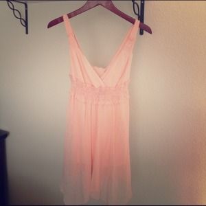 🚫RESERVED🚫Pale pink sheer flowy top