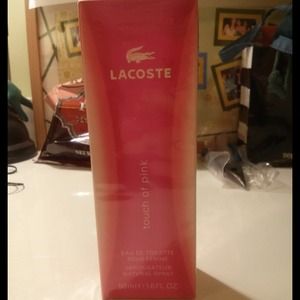 **RESERVED FOR VALENCIA** Lacoste Touch of Pink