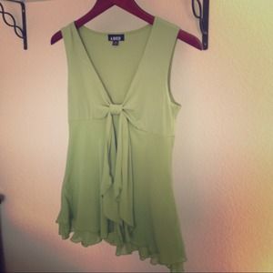 🚫RESERVED🚫Lime green work tank