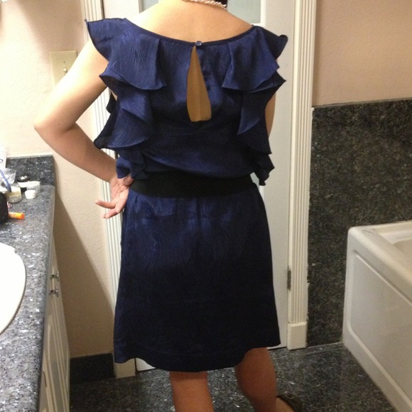 BCBG blue dress. Like brand new condition ππππ - Picture 3 of 4